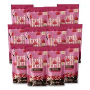 PRODUCTS | Tru Fru 10850048358208 1.7 oz. Packet Hyper-Dried Grab and Go Raspberries in White and Dark Chocolate (12/Carton)
