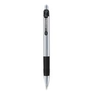 PRODUCTS | Zebra Z-Grip Medium 1 millimeter Retractable Metal Ballpoint Pen - Black Ink/Silver/Black Barrel (1-Dozen)