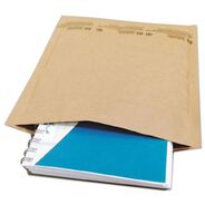ENVELOPES AND MAILERS | Universal 8.5 in. x 12 in. Barrier Bubble Air Cell Cushion Self-Adhesive Closure #2 Natural Self-Seal Cushioned Mailer - Kraft (100/Carton)