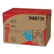 PAPER AND DISPENSERS | WypAll 176/Box L20 Brag Box Wipers - White