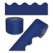 PRODUCTS | Carson-Dellosa 2.25 in. x 65 ft. Rolled Scalloped Border - Navy