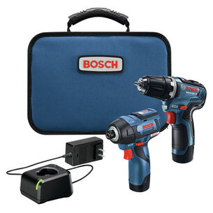 PRODUCTS | Bosch 12V Max Brushless Lithium-Ion 3/8 in. Cordless Drill Driver/1/4 in. Hex impact Driver Combo Kit (2 Ah)