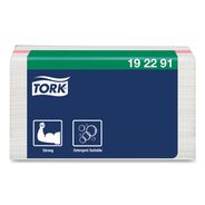 PRODUCTS | Tork 11.75 in. x 14.75 in. 1-Ply Small Pack Foodservice Cloth - Unscented/White/Red Stripe (4/Carton)