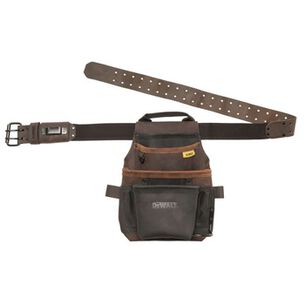 TOOL BELTS | Dewalt DWST550115 Leather Tool Pouch and Belt