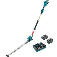 HEDGE TRIMMERS | Makita 40V MAX XGT Brushless Lithium-Ion 24 in. Cordless Articulating Pole Hedge Trimmer Kit with 2 Batteries (5 Ah)