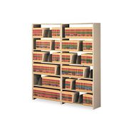OFFICE FILING CABINETS AND SHELVES | Tennsco 48 in. x 12 in. x 88 in. Snap-Together Steel Seven-Shelf Closed Starter Set - Sand