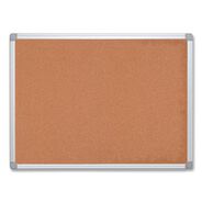 OFFICE PRESENTATION SUPPLIES | MasterVision Earth 24 in. x 18 in. Cork Board - Tan Surface/Satin Aluminum Frame