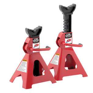  | ATD 3 Ton Ratchet Style Jack Stand Pair