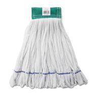 MOPS | Rubbermaid Commercial Rough Floor Cotton/Synthetic Mop Head - Medium, White (12/Carton)