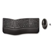 PRODUCTS | Kensington Pro Fit Ergo Wireless Keyboard and Mouse, 2.4 GHz Frequency, 30 ft Wireless Range, Black