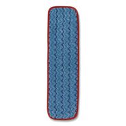 CLEANING TOOLS | Rubbermaid Commercial 18-1/2 in. x 5 1/2 in. x 1/2 in. Microfiber Wet Mopping Pad - Red