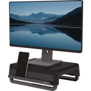 OFFICE FURNITURE AND LIGHTING | Fellowes Mfg Co. 13.94 in. x 11.97 in. x 3.25 in. to 6 in. Supports 33 lbs. Breyta Monitor Stand - Black