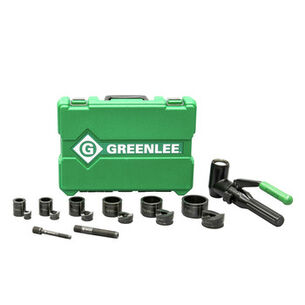 KNOCKOUT TOOLS | Greenlee Quick Draw 90 8-Ton 1/2 in. - 2 in. Hydraulic Knockout Kit with SlugBuster