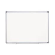 WHITE BOARDS | MasterVision MA0300790 Earth Silver 36 in. x 24 in. Easy Clean Dry Erase Boards - White Surface/Satin Aluminum Frame