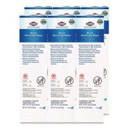 PRODUCTS | Clorox Healthcare 6.75 in. x 9 in. 1-Ply Individual Bleach Germicidal Wipes - Unscented White (6/Carton)