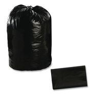TRASH BAGS | Stout by Envision 36 in. x 58 in. 1.5 mil. 60 Gallon Total Recycled Content Plastic Trash Bags - Brown/ Black (100/Carton)