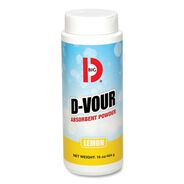 PRODUCTS | Big D Industries 16 oz D-Vour Absorbent Powder - Lemon (6/Carton)