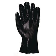 PRODUCTS | MCR Safety 6524SJ Double-Dipped PVC Gloves - Large Black (1-Dozen)