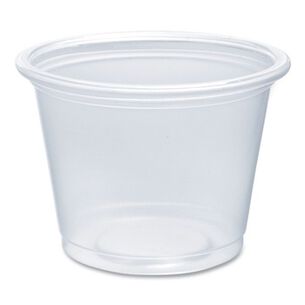 FOOD TRAYS CONTAINERS LIDS | Dart Conex 1 oz. Complements Portion/Medicine Cups - Clear (2500/Carton)