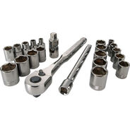 PRODUCTS | Craftsman 3/8 in. Drive Mechanics Tool Set - Gunmetal Chrome (22-Piece)