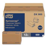 PRODUCTS | Tork DX900 1-Ply Bag-Pack 13 in. x 8.5 in. Xpressnap Interfold Dispenser Napkins - White (6000/Carton)