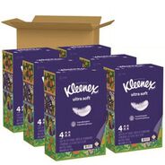PAPER AND DISPENSERS | Kleenex Ultra Soft 3-Ply Facial Tissue - White (6/Carton)