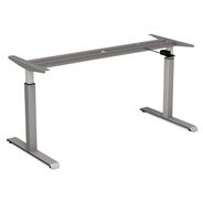 OFFICE DESKS AND WORKSTATIONS | Alera 59.06 in. x 28.35 in. x 26.18 in. to 39.57 in. AdaptivErgo Sit-Stand Pneumatic Height-Adjustable Table Base - Gray
