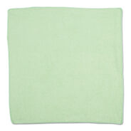 CLEANING CLOTHS | Rubbermaid Commercial 16 in. x 16 in. Microfiber Cleaning Cloths - Green (24/Pack)