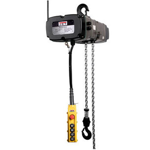 ELECTRIC CHAIN HOISTS | JET 460V 11 Amp TS Series 2 Speed 1 Ton 15 ft. Lift 3-Phase Electric Chain Hoist