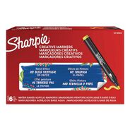 PRODUCTS | Sharpie Bullet Tip Creative Markers - Yellow (6/Pack)