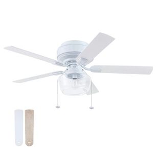 CEILING FANS | Prominence Home 51665-45 52 in. Macenna Ceiling Fan with Light - White