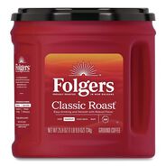 FOOD AND SNACKS | Folgers 2550030407 25.9 oz. Canister Classic Roast Ground Coffee