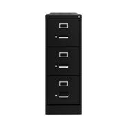 OFFICE FILING CABINETS AND SHELVES | Alera 15 in. x 22 in. x 40.19 in. Letter-Size 3-Drawer Economy Vertical File - Black