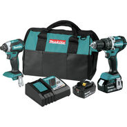 COMBO KITS | Makita 18V LXT Brushless Lithium-Ion 2-Tool Cordless Combo Kit (5 Ah)