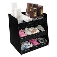 DESKTOP ORGANIZERS | Vertiflex Commercial Grade 14.5 in. x 11.75 in. x 15 in. Vertical Condiment Organizer - Black