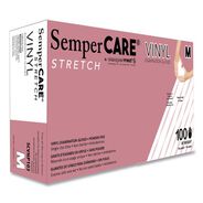 PRODUCTS | SemperCare Stretch Vinyl Examination Gloves - Medium, Cream (1000/Carton)
