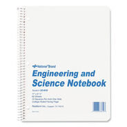 PRODUCTS | National 60 Sheets 11 in. x 8.5 in. Quadrille Rule (10 sq-in.) Engineering and Science Notebook - White Cover