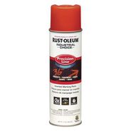 ARTS AND CRAFTS | Rust-Oleum Industrial Choice 20 oz. Aerosol Can Precision Line Marking Paint - Flat/Matte Orange (12/Carton)