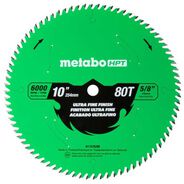 BLADES | Metabo HPT 115763M 10 in. 80-Tooth Ultra Fine Finish Blade