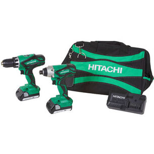 OTHER SAVINGS | Factory Reconditioned Hitachi 18V Lithium-Ion Impact and Drill Driver Combo Kit