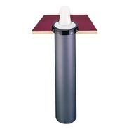 FOOD SERVICE | San Jamar EZ-Fit One-Size-Fits-All Cup Dispenser For 8 oz. to 46 oz. Cups - Black