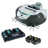VACUUMS | Makita 18V X2 LXT Brushless Cordless Smart Robotic HEPA Filter Vacuum Kit with 2 Batteries (5 Ah)