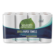 PAPER AND DISPENSERS | Seventh Generation 13739 2-Ply 11 x 5.4 100 Percent Recycled Paper Kitchen Towel Rolls (32/Carton)