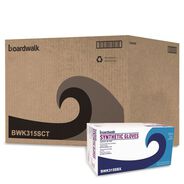 CLEANING GLOVES | Boardwalk 4 mil 9.5 in. Long Powder-Free Synthetic Vinyl Gloves - Small, Cream (100/Box, 10 Boxes/Carton)