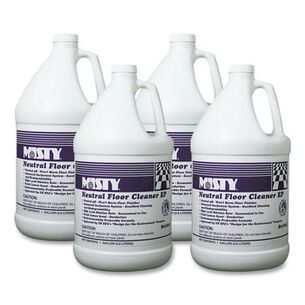PRODUCTS | Misty 1 Gallon Bottle Neutral Floor Cleaner EP - Lemon (4/Carton)