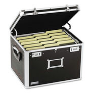 PRODUCTS | Vaultz 17.5 in. x 14 in. x 12.5 in. Letter/Legal Files Locking File Chest with Adjustable File Rails - Black