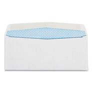 MAILING PACKING AND SHIPPING | Quality Park 3.63 in. x 8.63 in. No. 8 5/8 Gummed Closure Double Window Security-Tinted Check Envelope - White (550/Box)