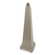 SMOKING RECEPTACLES | Rubbermaid Commercial 12.25 in. x 39.75 in. 1 gal. GroundsKeeper Pyramid Cigarette Waste Collector - Beige