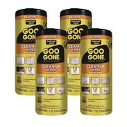 PRODUCTS | Goo Gone 1-Ply 8 in. x 7 in. Clean Up Wipes - Citrus Scent, White (4/Carton)