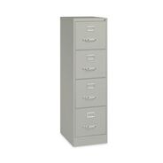 OFFICE FILING CABINETS AND SHELVES | Alera 15 in. x 22 in. x 52 in. Letter-Size Four-Drawer Economy Vertical File - Light Gray